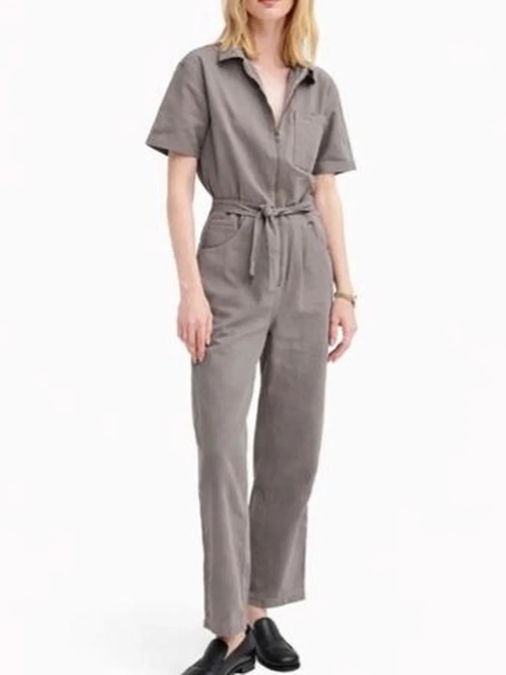 Mate the label organic cotton canvas boiler suit XS
